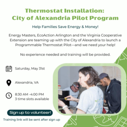 Programmable Thermostat Installation: City of Alexandria Pilot Program