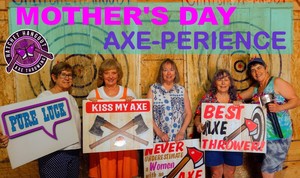 Mother's Day Axe & Relax: Free Axe throwing for Moms at Hatchet