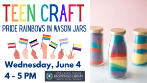Teen Craft: Pride Rainbows in Mason Jars