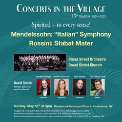 SPIRITED - IN EVERY SENSE! CITV TO OFFER 60TH CONCERT WITH MENDELSSOHN AND ROSSINI