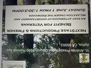 Under the Redwoods Benefit/Open Mic for Veterans