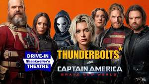 Drive-In Double Feature: THUNDERBOLTS* and CAPT AMERICA BNW