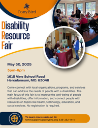 Pony Bird Disability Resource Fair