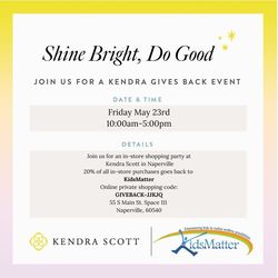Shine Bright, Do Good: Kendra Scott Gives Back to KidsMatter