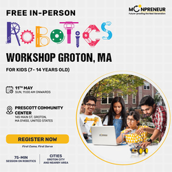 Free In-Person Robotics Workshop for Kids at Groton, MA (7-14)