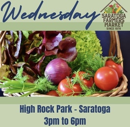 Saratoga Farmers' Market - Wednesdays at High Rock Park