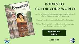 Books To Color Your World: Teen Book Club