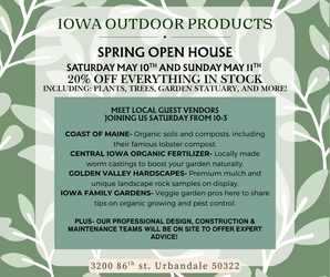 Spring Open House and Sale