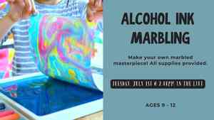 Tween Tuesdays: Alcohol Ink Marbling