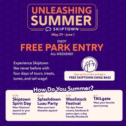 Splashdown in The Park at Skiptown Rhino