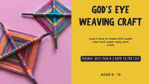 Tween Tuesdays: God's Eye Weaving Craft
