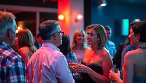 Wine Tasting Party for Single Professionals, 50+