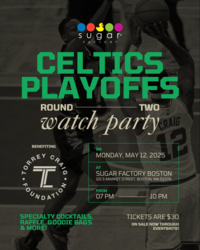 Celtics Playoffs Watch Party at Sugar Factory Boston