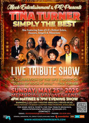 Meek Ent. & PR Presents, "Simply The Best," Tina Turner Live Tribute Show