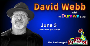 Keyboardist David Webb Returns to Headline The Backstage with Durawa