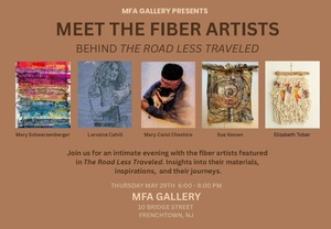 Interactive Discussion with MFA Gallery's "The Road Less Traveled" Fiber Artists!