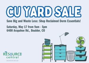 CU Yard Sale at Resource Central