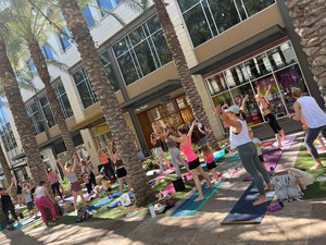 Mini + Me Fitness Class at Scottsdale Quarter