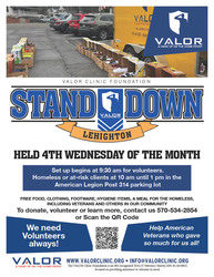 STAND DOWN LEHIGHTON - VALOR Clinic Foundation