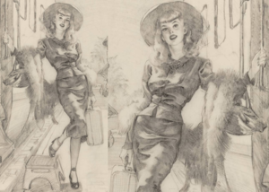 The Value of Grisaille: Gil Elvgren Pinup Girl Value Study - with Hajra Meeks