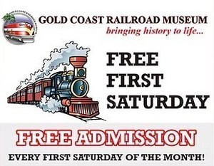 Gold Coast Railroad Museum - 1st Free Saturday
