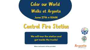 Color Our World Walks At Argenta: Centra Fire Station