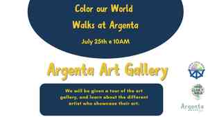 Color Our World Walks At Argenta: Argenta Art Gallery