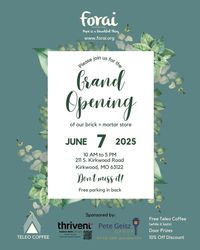 Forai Jewelry + Home + Gifts Store GRAND OPENING