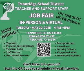 Pennridge School District Spring Job Fair