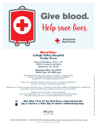 Lehigh Valley Hospital Cedar Crest Community Blood Drive