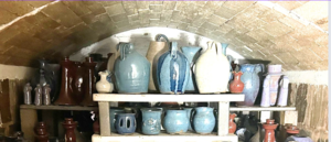 Wood fired pottery kiln opening at Bolick and Traditions Pottery near Blowing Rock, NC