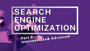 Search Engine Optimization Part 2: Intermediate & Advanced