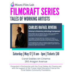 Filmcraft Series: Tales of Working Artists