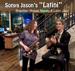 💃🏻🎷🎸Sonya Jason’s “Latini” Sax & Guitar at La Costanera in HMB Harbor on Fri Sept 26 from 6-9pm