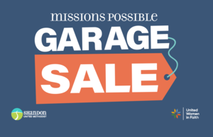 Shandon UMC's Indoor Garage Sale for Charity