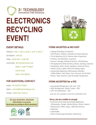 Electronics Recycling Event at 3R Technology
