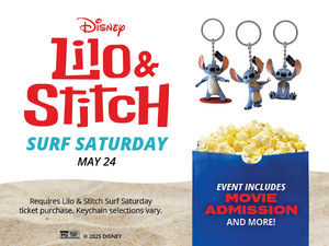 Lilo & Stitch Surf Saturday Event at Marcus Crosswoods Cinema