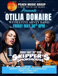 Peach Music Group Presents Otilia Donaire with Steve Arvey Band @ Skippers Smoke House Fri. 5/30 8pm