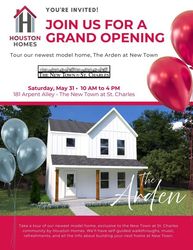 Grand Opening - Houston Homes at New Town St. Charles