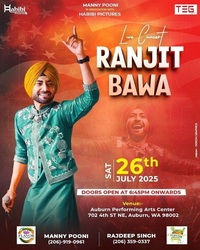 Ranjit Bawa Live In Concert Seattle 2025