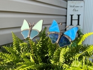 Stained Glass Butterfly Garden