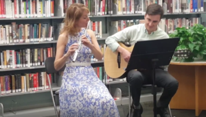 Free movie music concert in Scottsdale, Saturday, July 26 - on flute & guitar!