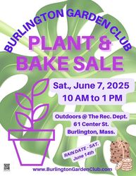 Burlington Garden Club Plant Sale