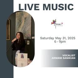 Live Music by Armani Sanikian at Areni Wine Room Retreat