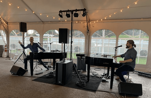 Dueling Pianos Under the Golf Tent at 1741 Pub & Grill