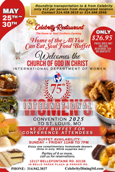 Celebrity Restaurant Welcomes the COGIC 75th International Women's Convention to St. Louis