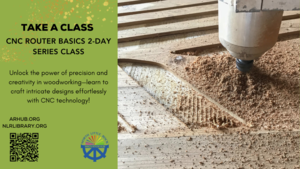 CNC Router Fundamentals 2-Day Series Class - craft intricate designs effortlessly with CNC [NLR]