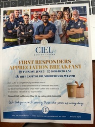 First Responders Appreciation Breakfast