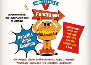 Hope Chaplain Burgerville Fundraiser Community Night