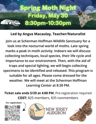 NJ Audubon: Spring Moth Night